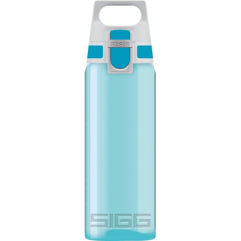 Sigg - Tritan Sports Water Bottle - Total Color Turquoise - Leakproof - Featherweight and Shatter-Proof Tritan Plastic - Dishwasher Safe - BPA Free - 20 Oz - Image 1
